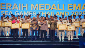 Atlet Polri Mengharumkan Indonesia di SEA Games 2025, Kapolri Beri Reward