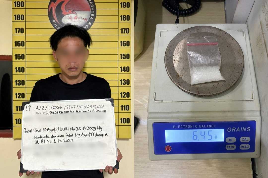 Tergiur Upah Rp100 Ribu, Makelar Barang Bekas di Fb Diciduk Jadi Kurir Sabu “Bahan Telok”