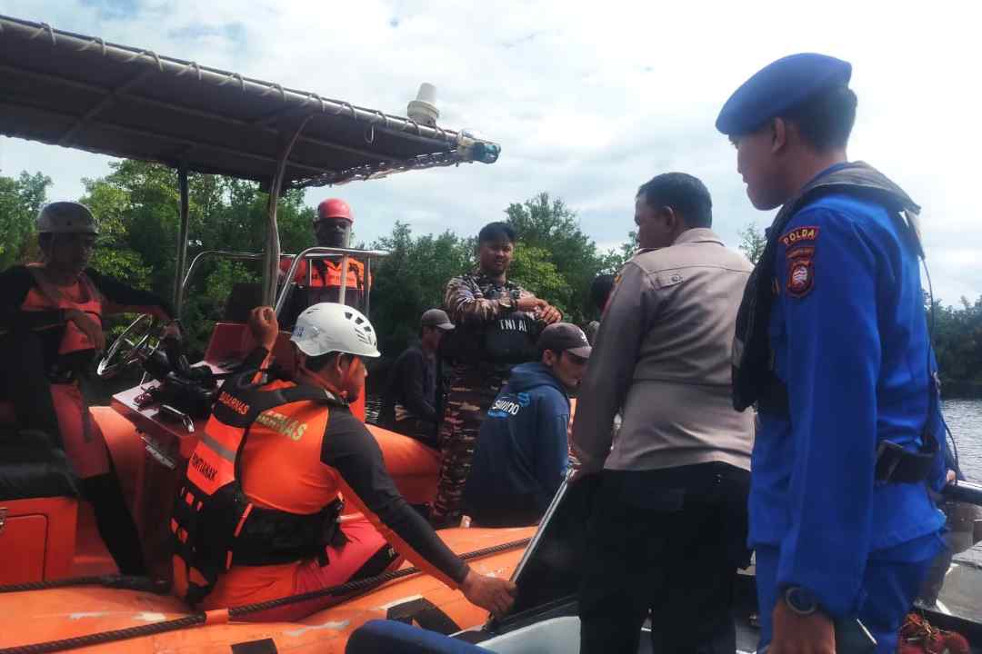 Pemancing Hilang Misterius di Sungai Cabang Ruan, Tim SAR Sisir Koordinat Penemuan Sampan