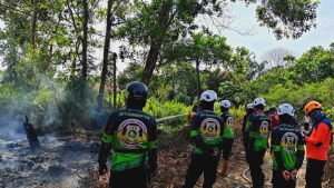 Perkuat Penanganan Karhutla, Tim SAR Intensifkan Pendinginan Lahan di Punggur Kecil