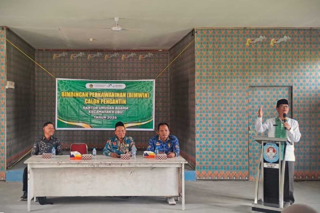 Bekali 16 Pasangan Calon Pengantin, Kakan Kemenag Kubu Raya: Pernikahan Itu Menyatukan Dua Karakter Berbeda